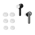 kwmobile 6x Polster kompatibel mit Oppo Enco Air / Enco W31 - 3 Größen - Silikon Ohrstöpsel In-Ear Kopfhörer Weiß  