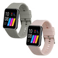 kwmobile Uhrenarmband für GRV 22mm Smartwatch Armband Fitnesstracker Band Set Ersatzarmband Smartwatch
