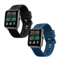 kwmobile Uhrenarmband für Popglory P66 22mm Armband Fitnesstracker Band Set Ersatzarmband Smartwatch