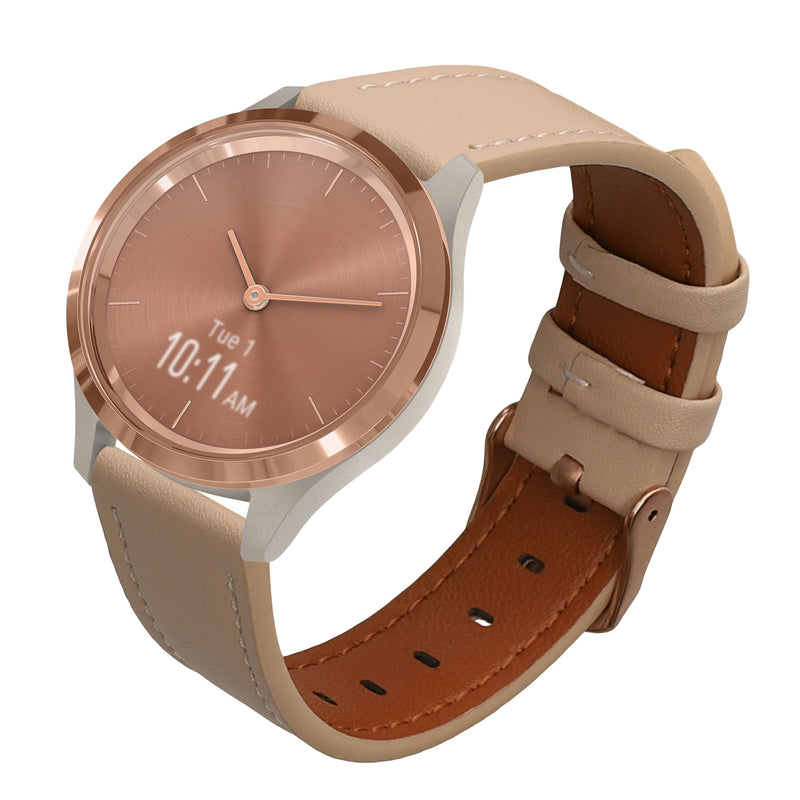 Leder Armband für Garmin vivomove 3S / vivoactive 4S