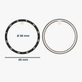 kwmobile Schutzring kompatibel mit Samsung Galaxy Watch 6 Classic 47mm Fitnesstracker
