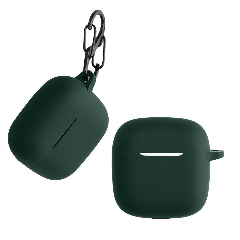 kwmobile Hülle kompatibel mit Huawei FreeBuds SE2 Hülle - Kopfhörer Case - TPU Silikon Cover - Schutzhülle in Dunkelgrün Dunkelgrün  