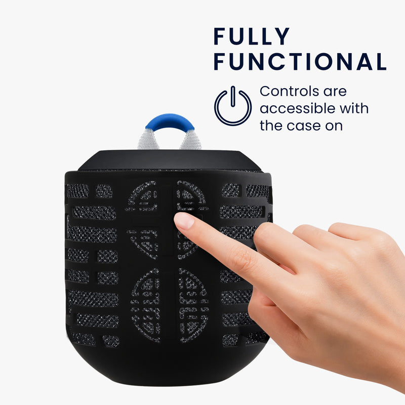 kwmobile Hülle kompatibel mit UE Wonderboom 2 / Wonderboom 1 - Schutzhülle für Mini Speaker - Cover Bluetooth Lautsprecher