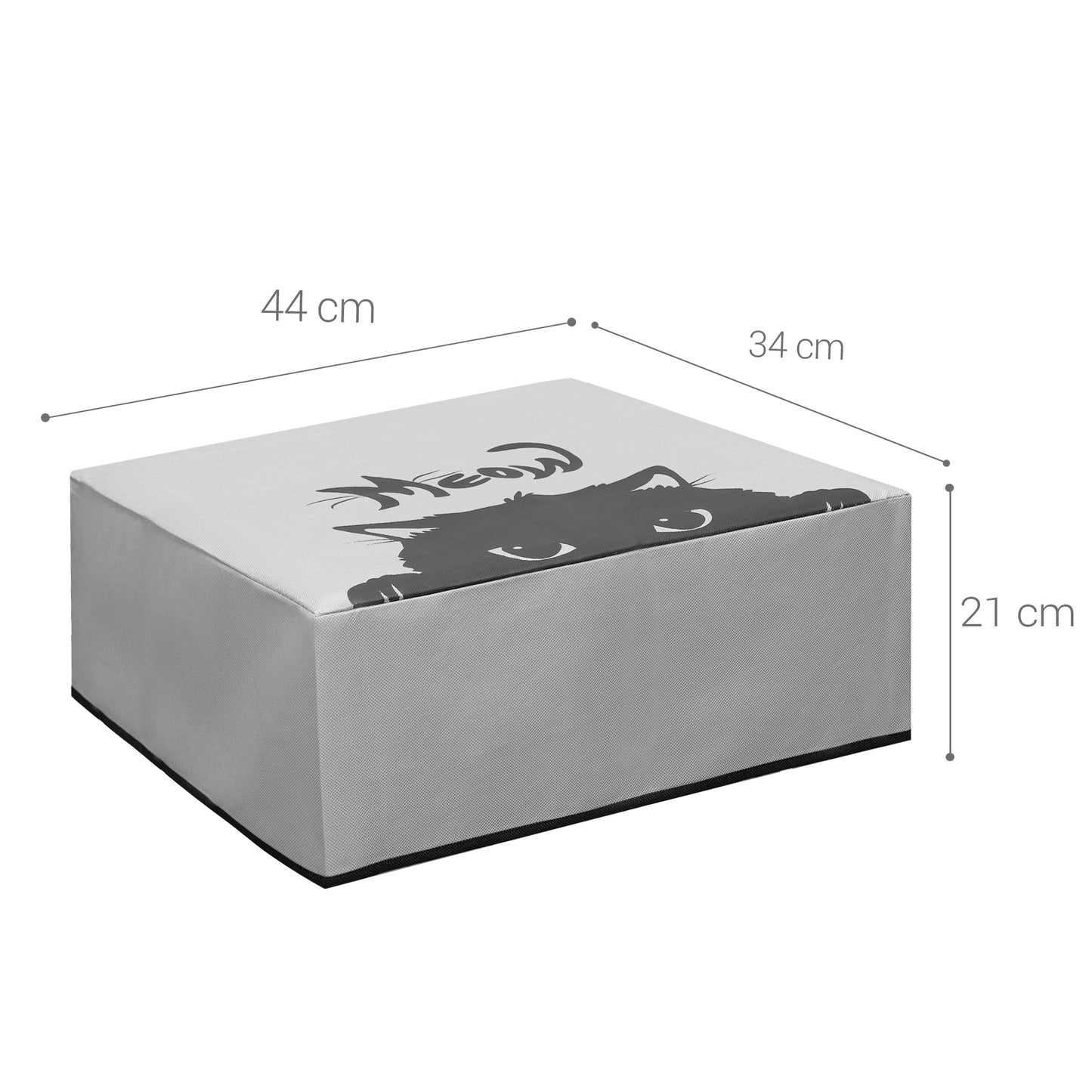 kwmobile Cover kompatibel mit DeskJet 4120e / DeskJet 4155e / 4220e - Tasche Hülle Drucker - Staubschutzhülle Schutzhaube Schutzhülle