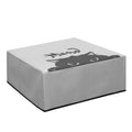 kwmobile Cover kompatibel mit Brother HL-L2310D / L2350DW / L2370DN / L2375DW - Tasche Hülle Drucker - Staubschutzhülle Schutzhaube Schutzhülle - Grau Schwarz Katze Meow Grau  [dsg01]
