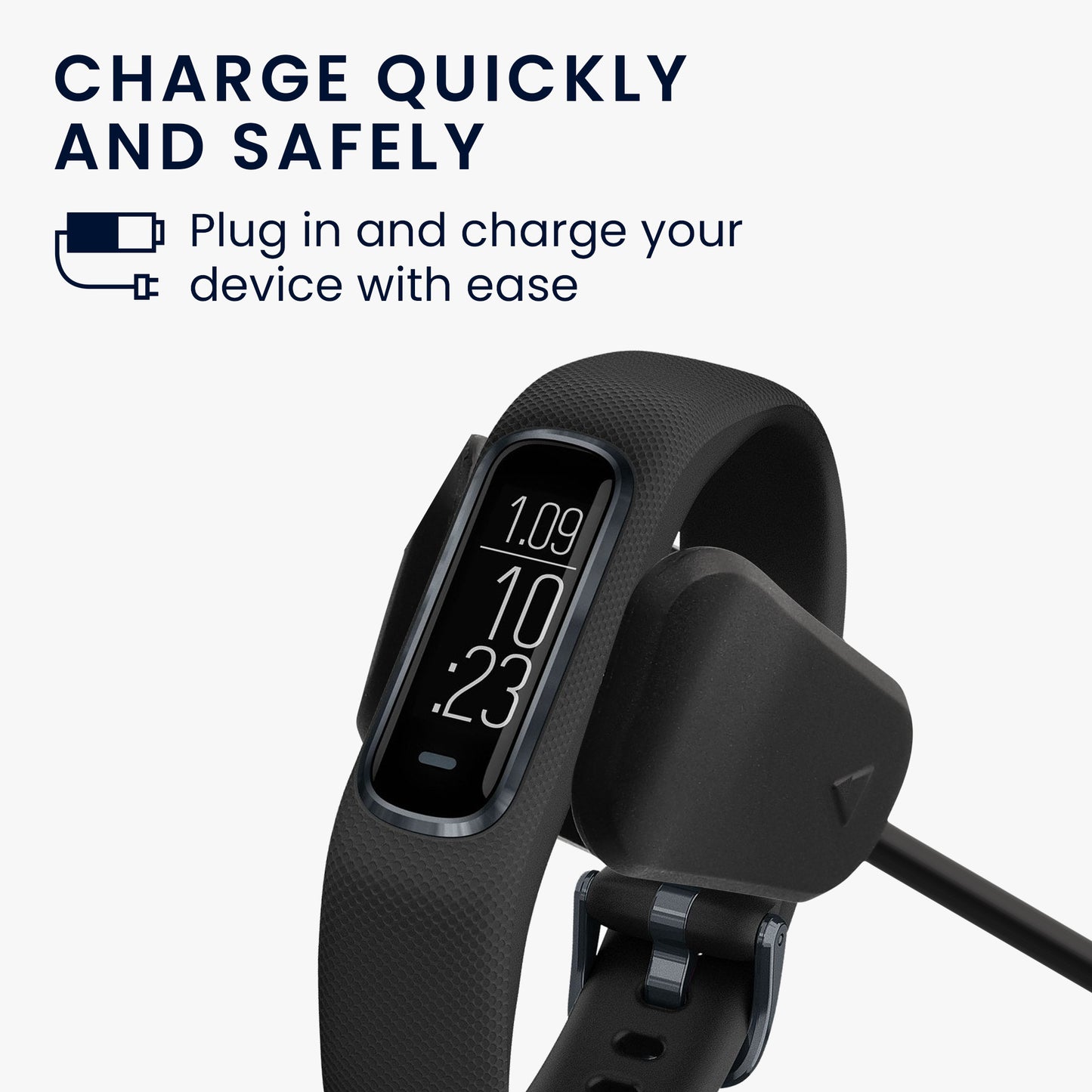 kwmobile USB Kabel Charger kompatibel mit Garmin vivosmart 4 Ladekabel Smart Watch Ersatzkabel Fitnesstracker Aufladekabel