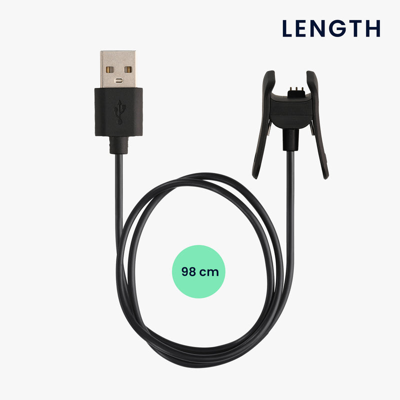 kwmobile USB Kabel Charger kompatibel mit Garmin vivosmart 4 Ladekabel Smart Watch Ersatzkabel Fitnesstracker Aufladekabel