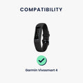 kwmobile USB Kabel Charger kompatibel mit Garmin vivosmart 4 Ladekabel Smart Watch Ersatzkabel Fitnesstracker Aufladekabel