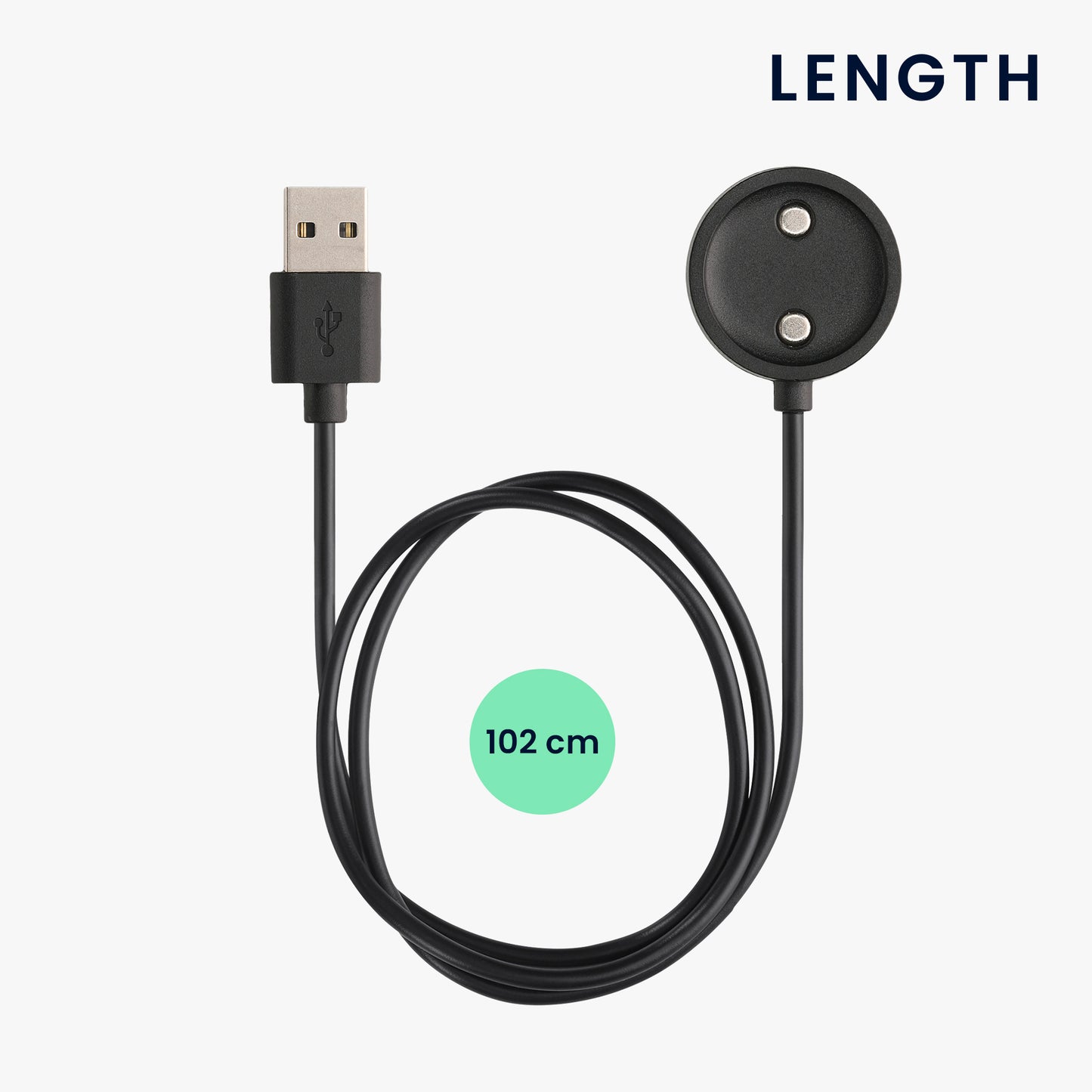 kwmobile USB Kabel Charger kompatibel mit Suunto 9 PEAK Pro Ladekabel - Smart Watch Ersatzkabel - Fitnesstracker Aufladekabel