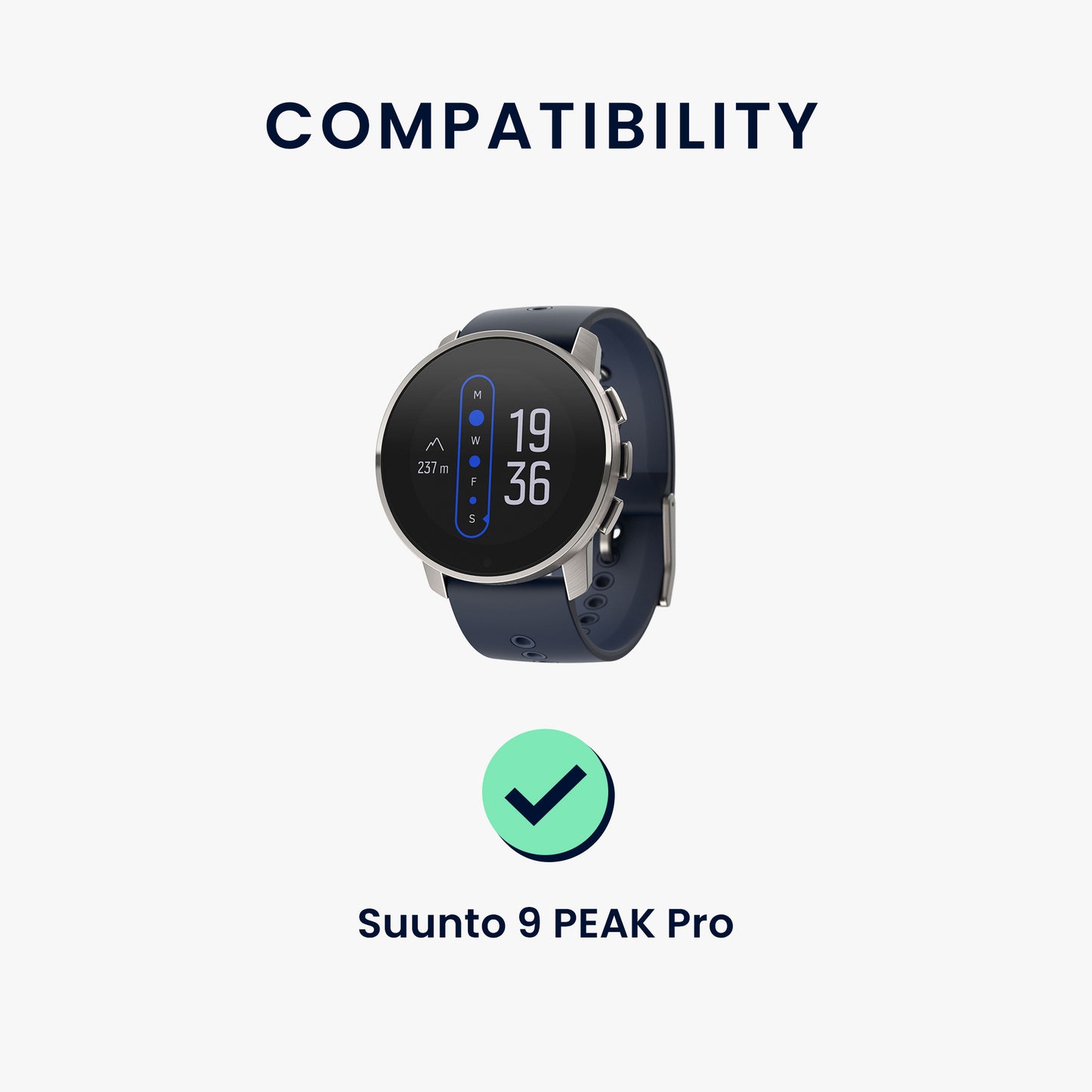 kwmobile USB Kabel Charger kompatibel mit Suunto 9 PEAK Pro Ladekabel - Smart Watch Ersatzkabel - Fitnesstracker Aufladekabel