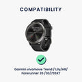 kwmobile USB C Ladekabel kompatibel mit Garmin vivomove Trend / Lily / HR / Forerunner 35 / 30 / 735XT Kabel Charger Smart Watch Typ C Ersatzkabel Fitnesstracker Aufladekabel