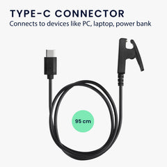 kwmobile USB C Ladekabel kompatibel mit Garmin vivomove Trend / Lily / HR / Forerunner 35 / 30 / 735XT Kabel Charger