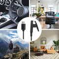 kwmobile USB C Ladekabel kompatibel mit Garmin vivomove Trend / Lily / HR / Forerunner 35 / 30 / 735XT Kabel Charger Smart Watch Typ C Ersatzkabel Fitnesstracker Aufladekabel