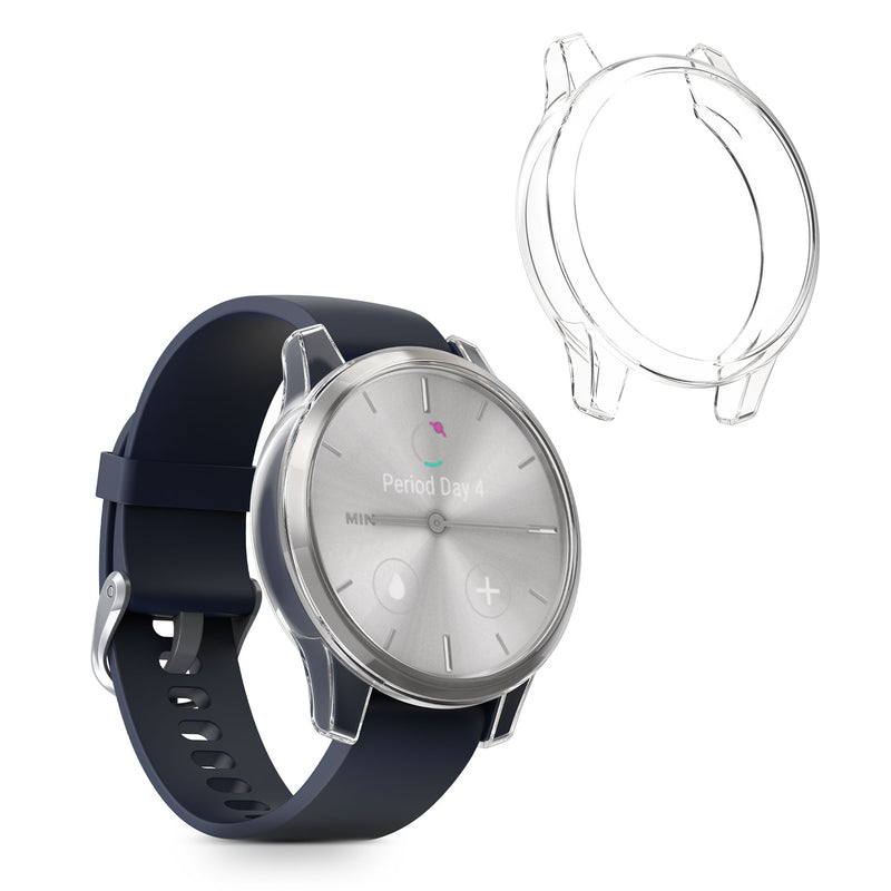 kwmobile Sport Schutzhülle kompatibel mit Garmin vivomove 3S Hülle Case ohne Tracker