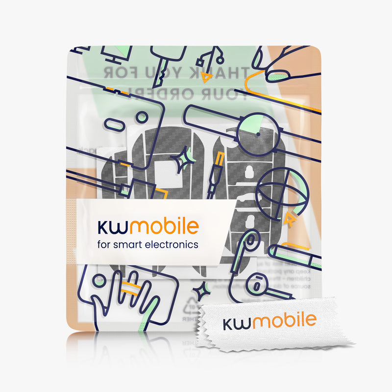 kwmobile Schlüsselfolie kompatibel mit Peugeot 308 / 408 / 508 / 3008 / 301 / 2008 Schlüssel