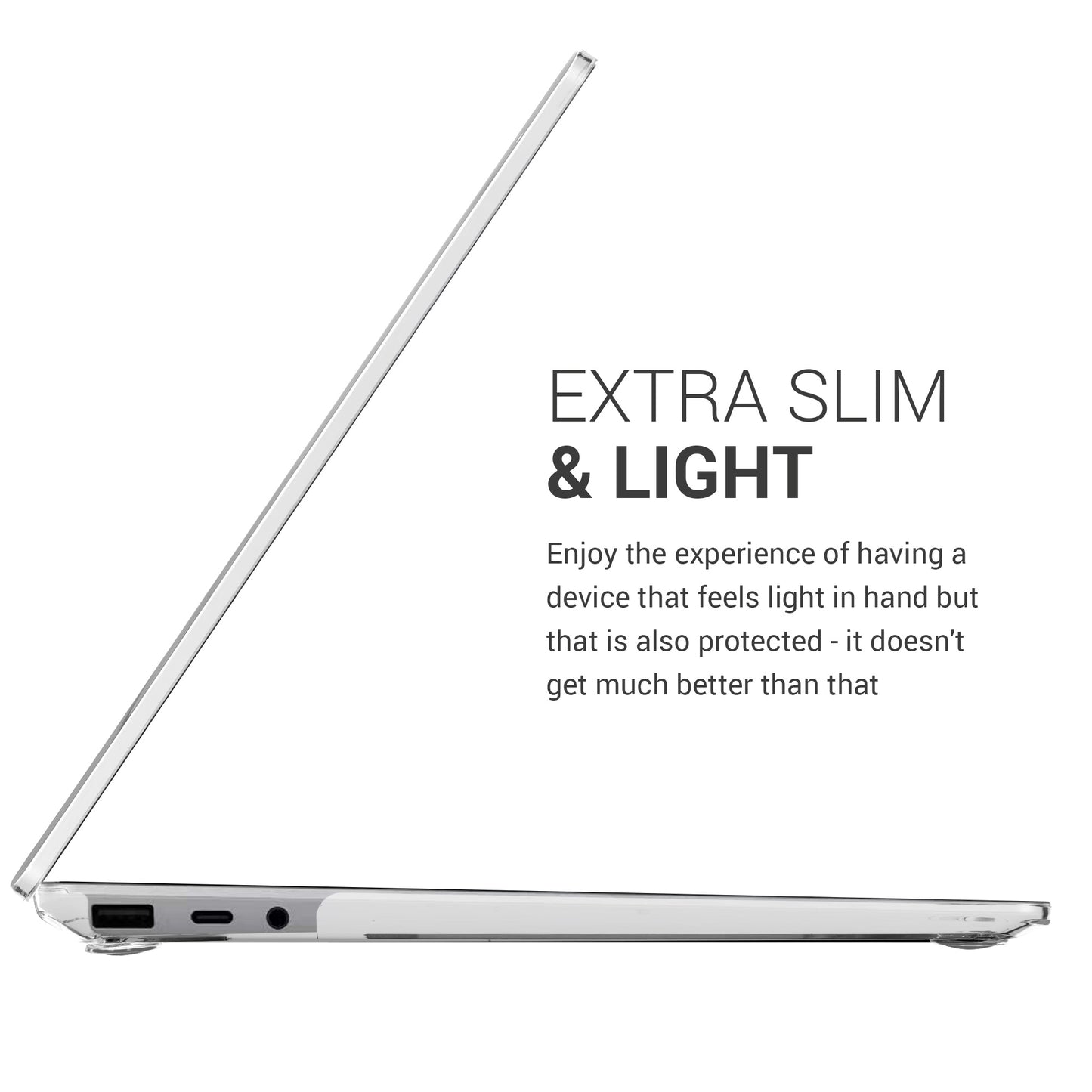 Crystal Case kompatibel mit Microsoft Surface Laptop 5 / 4 /3 13.5inch (1868 / 1951)