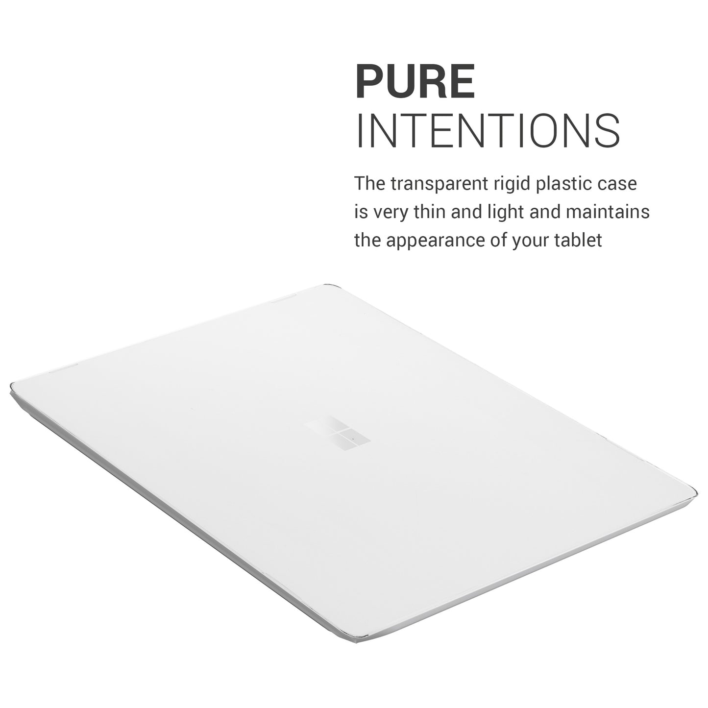 Crystal Case kompatibel mit Microsoft Surface Laptop 5 / 4 /3 13.5inch (1868 / 1951)