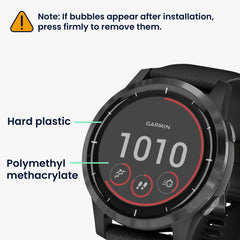 kwmobile Displayschutzfolie kompatibel mit Garmin Vivoactive 4 (45 mm) Folie Schutzfolie für Fitness Tracker robuster
