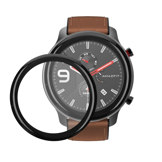 kwmobile 2x Transparente Displayschutzfolie kompatibel mit Huami Amazfit GTR Mini Folie - Schutzfolie für Fitness Tracker - robuster Displayschutz Transparent  