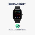 kwmobile Displayschutzfolie kompatibel mit Huami Amazfit GTS 2 Mini Folie Schutzfolie für Fitness Tracker robuster Displayschutz