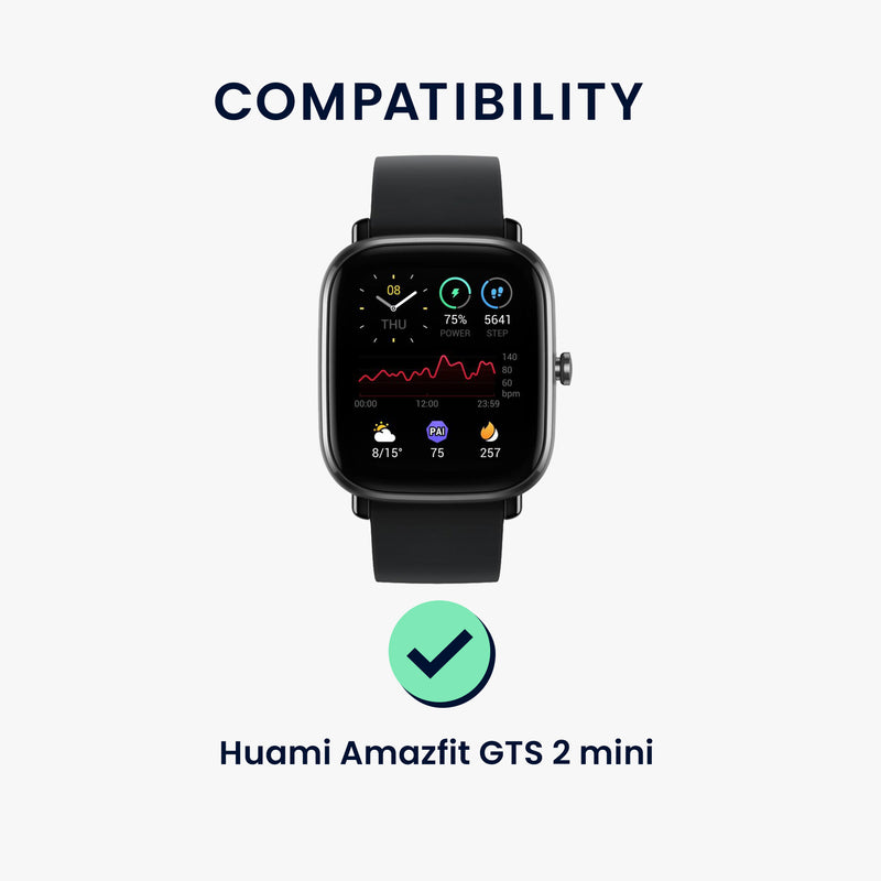 kwmobile Displayschutzfolie kompatibel mit Huami Amazfit GTS 2 Mini Folie Schutzfolie für Fitness Tracker robuster Displayschutz