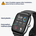 kwmobile Displayschutzfolie kompatibel mit Huami Amazfit GTS 2 Mini Folie Schutzfolie für Fitness Tracker robuster Displayschutz
