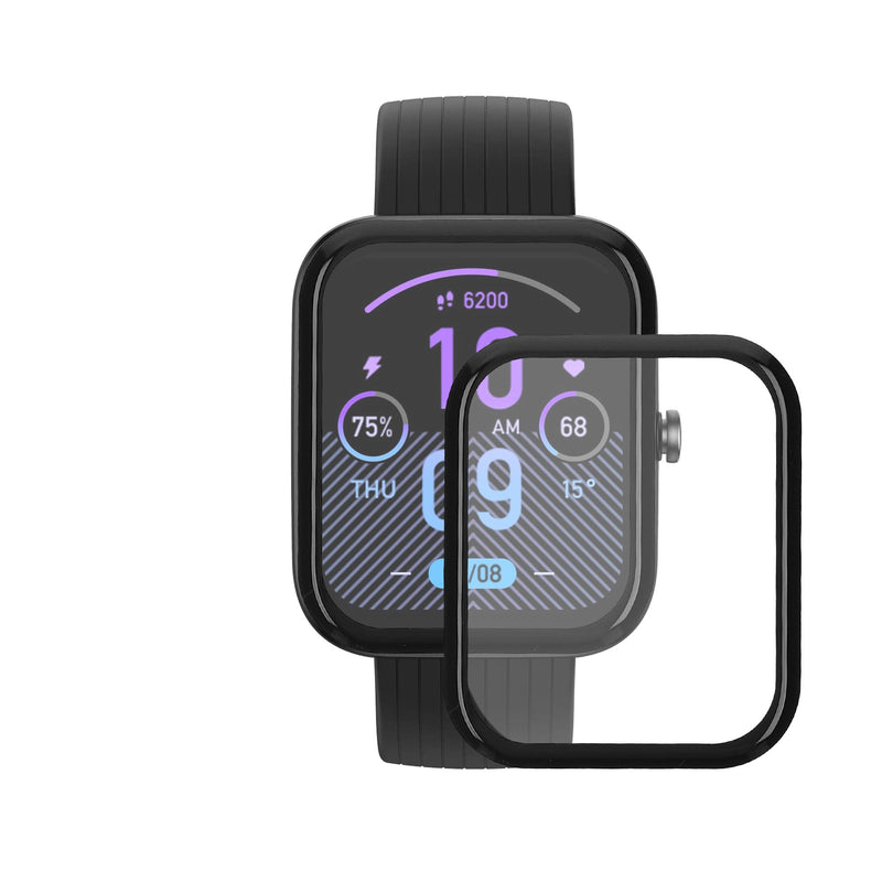 kwmobile Displayschutzfolie kompatibel mit Huami Amazfit Bip 3 Pro Folie Schutzfolie für Fitness Tracker robuster Displayschutz