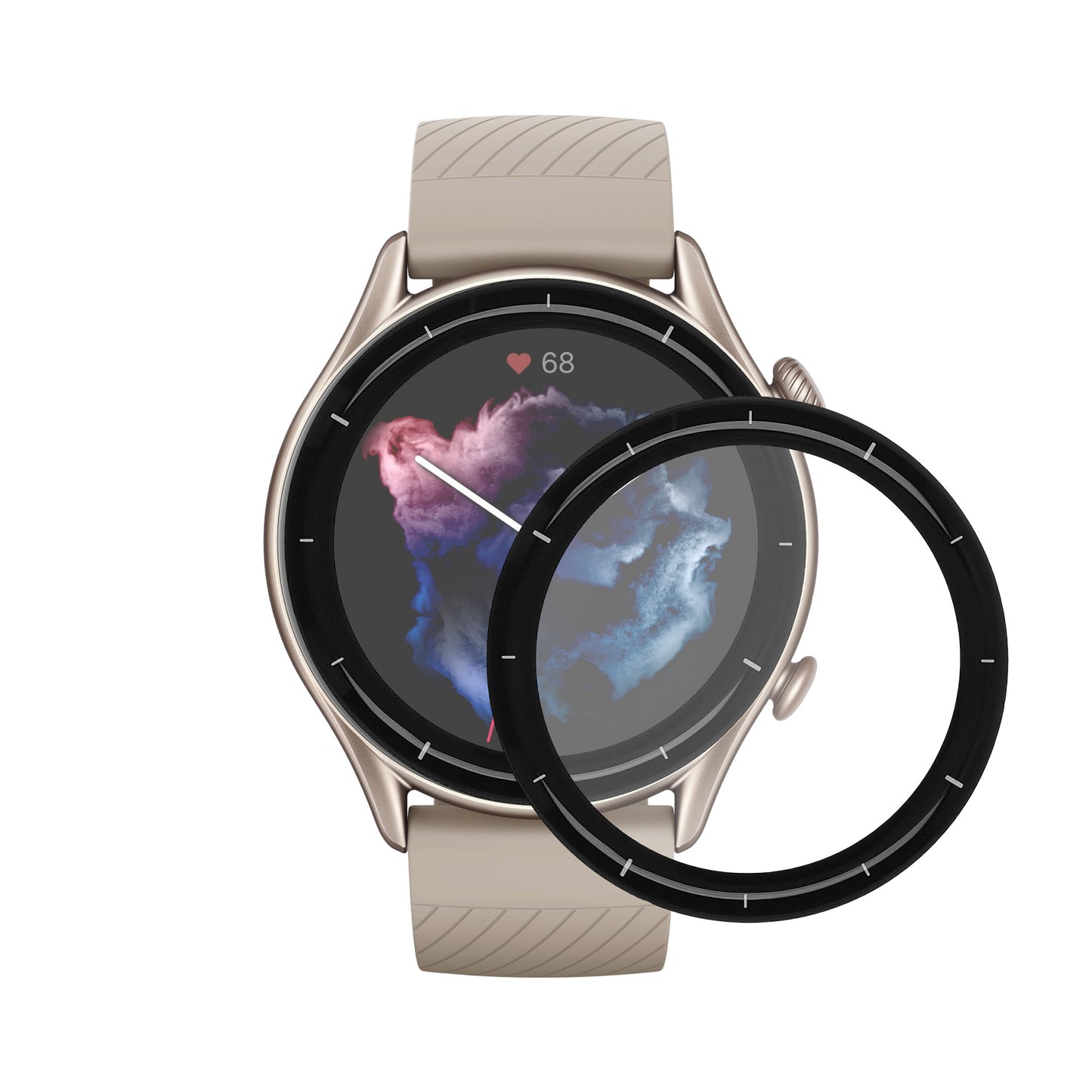 2x Displayschutzfolie für Huami Amazfit GTR 3