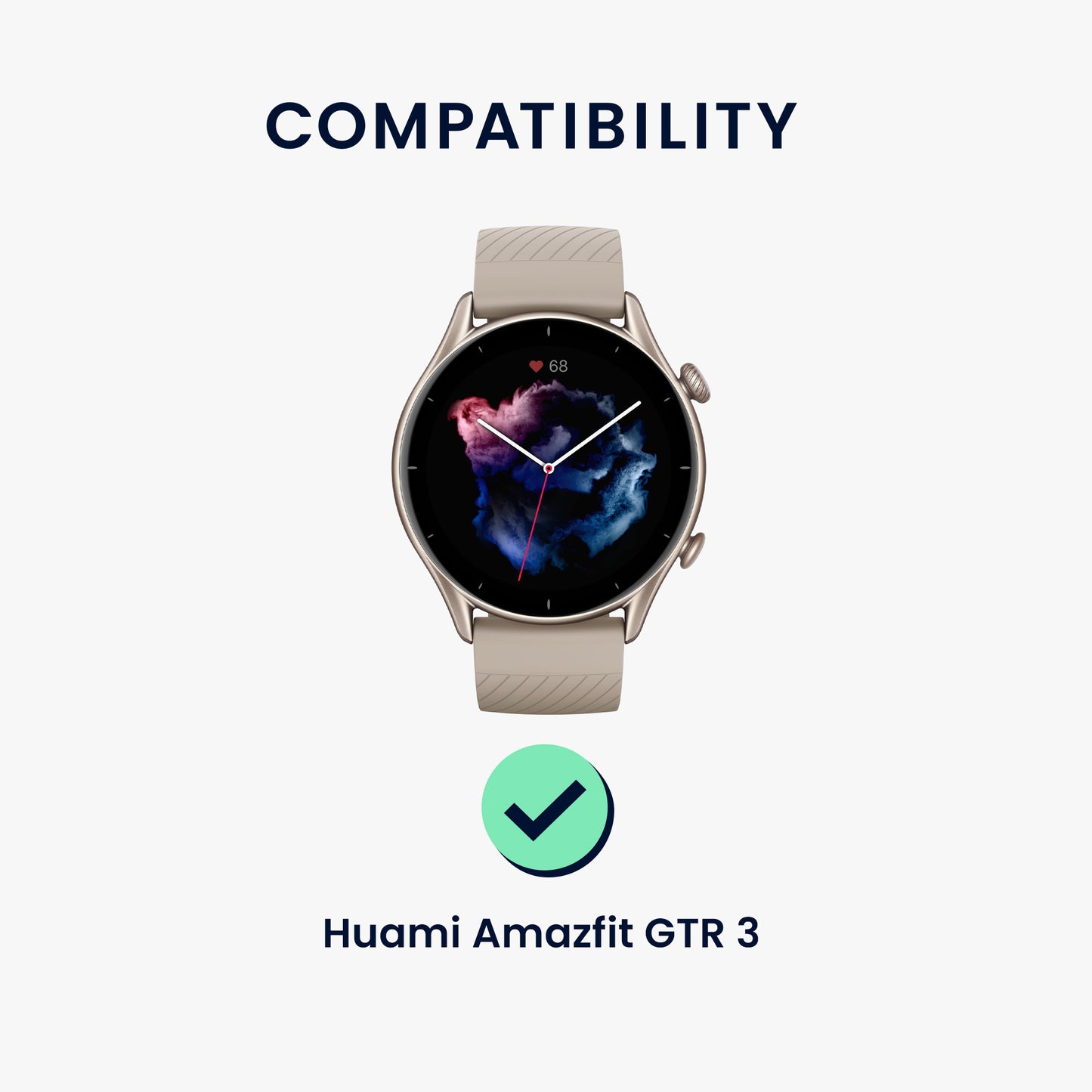 2x Displayschutzfolie für Huami Amazfit GTR 3