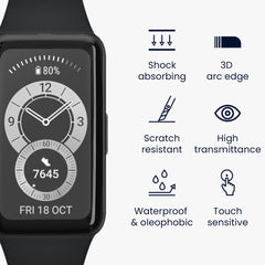 2x Displayschutzfolie für Huawei Band 6 / 6 Pro - Transparent - Displayschutz