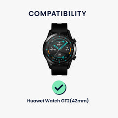 2x Displayschutzfolie für Huawei Watch GT2 (42mm) - Transparent - Displayschutz