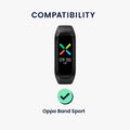 kwmobile Displayschutzfolie kompatibel mit Oppo Band Sport Folie Schutzfolie für Fitness Tracker robuster Displayschutz