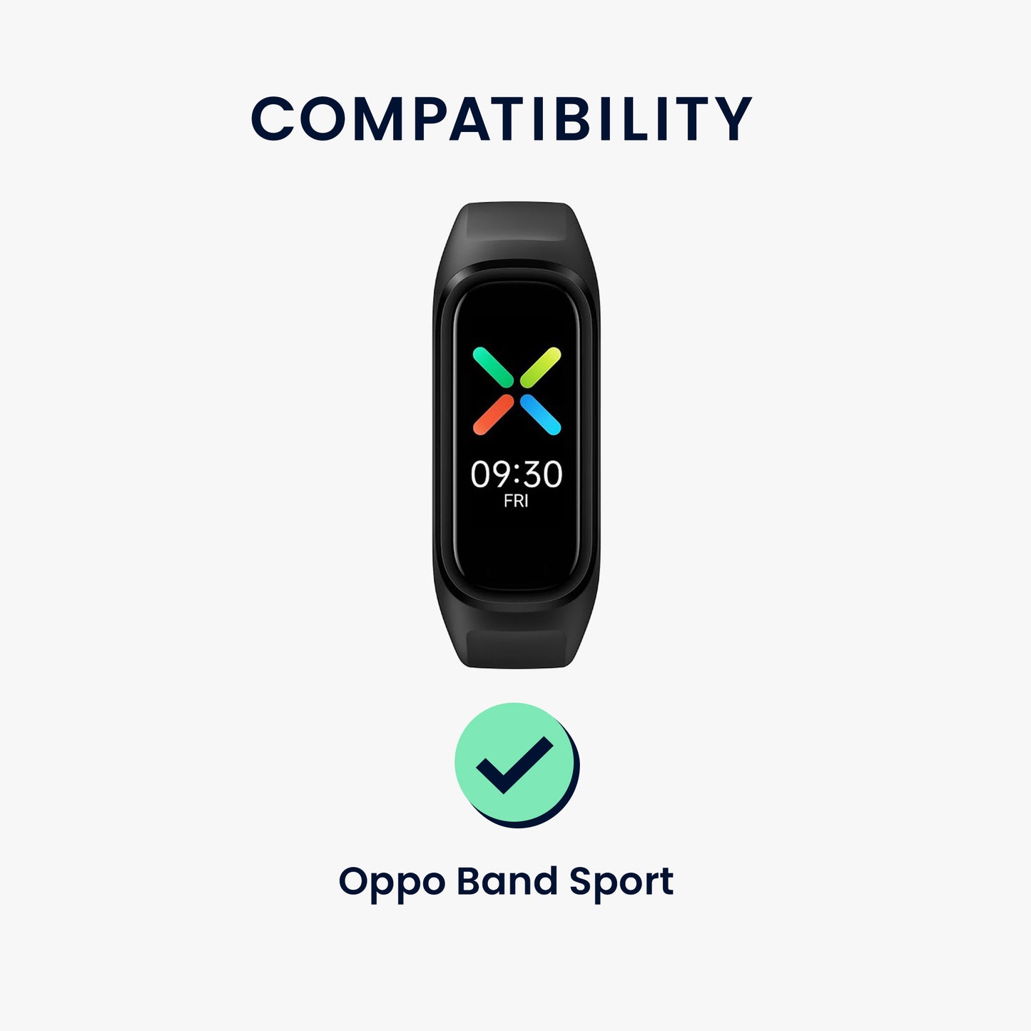 kwmobile Displayschutzfolie kompatibel mit Oppo Band Sport Folie Schutzfolie für Fitness Tracker robuster Displayschutz