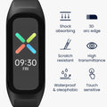 kwmobile Displayschutzfolie kompatibel mit Oppo Band Sport Folie Schutzfolie für Fitness Tracker robuster Displayschutz
