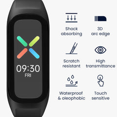 kwmobile Displayschutzfolie kompatibel mit Oppo Band Sport Folie Schutzfolie für Fitness Tracker robuster Displayschutz