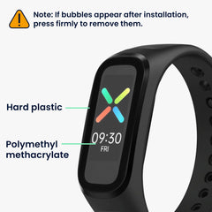 kwmobile Displayschutzfolie kompatibel mit Oppo Band Sport Folie Schutzfolie für Fitness Tracker robuster Displayschutz