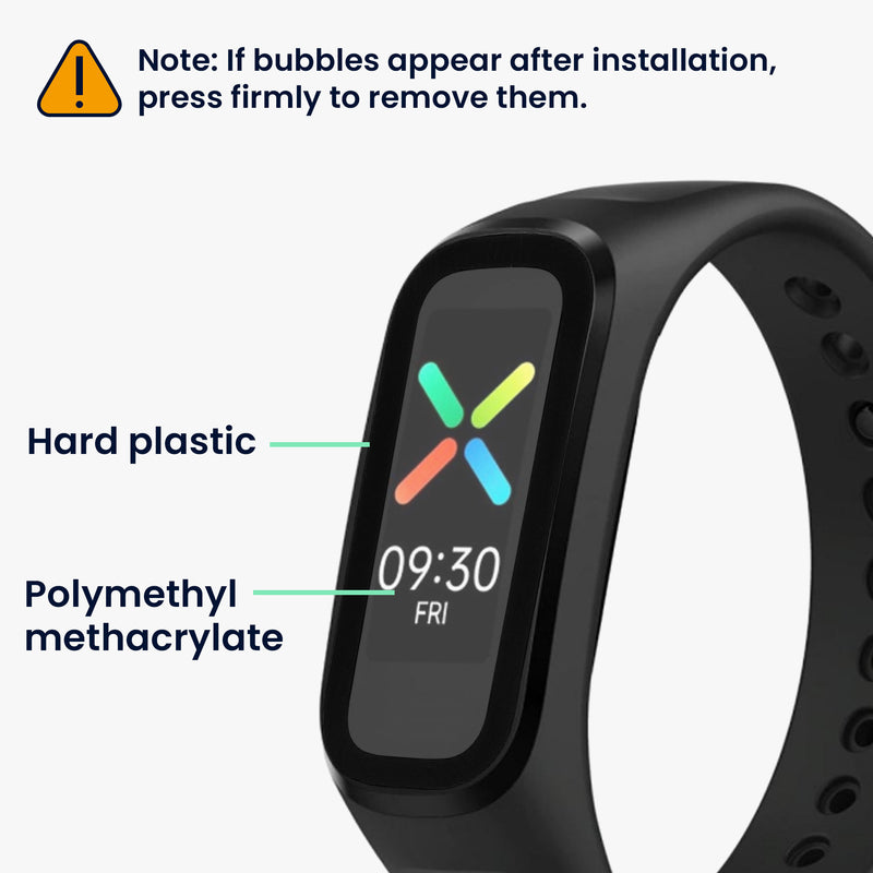 kwmobile Displayschutzfolie kompatibel mit Oppo Band Sport Folie Schutzfolie für Fitness Tracker robuster Displayschutz