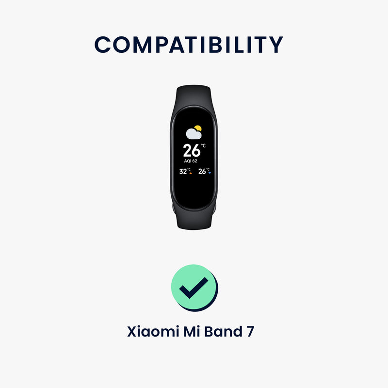kwmobile Displayschutzfolie kompatibel mit Xiaomi Mi Band 7 Folie Schutzfolie für Fitness Tracker robuster Displayschutz