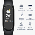 kwmobile Displayschutzfolie kompatibel mit Xiaomi Mi Band 7 Folie Schutzfolie für Fitness Tracker robuster Displayschutz