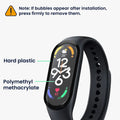kwmobile Displayschutzfolie kompatibel mit Xiaomi Mi Band 7 Folie Schutzfolie für Fitness Tracker robuster Displayschutz