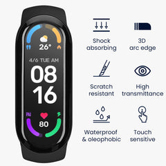 2x Displayschutzfolie für Xiaomi Mi Band 6 - Transparent - Displayschutz