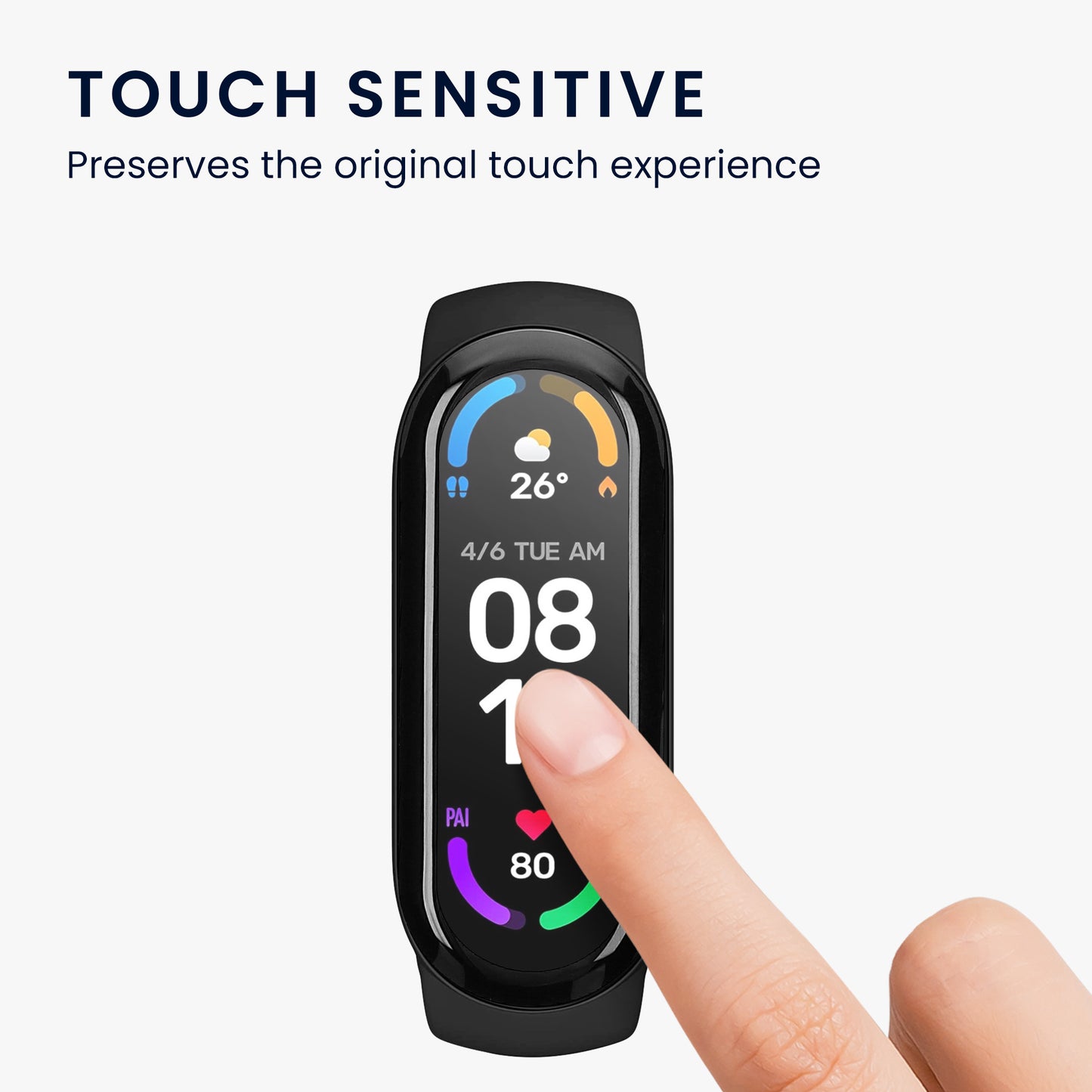 2x Displayschutzfolie für Xiaomi Mi Band 6
