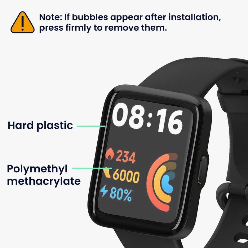 2x Displayschutzfolie für Xiaomi Redmi Watch 2 Lite