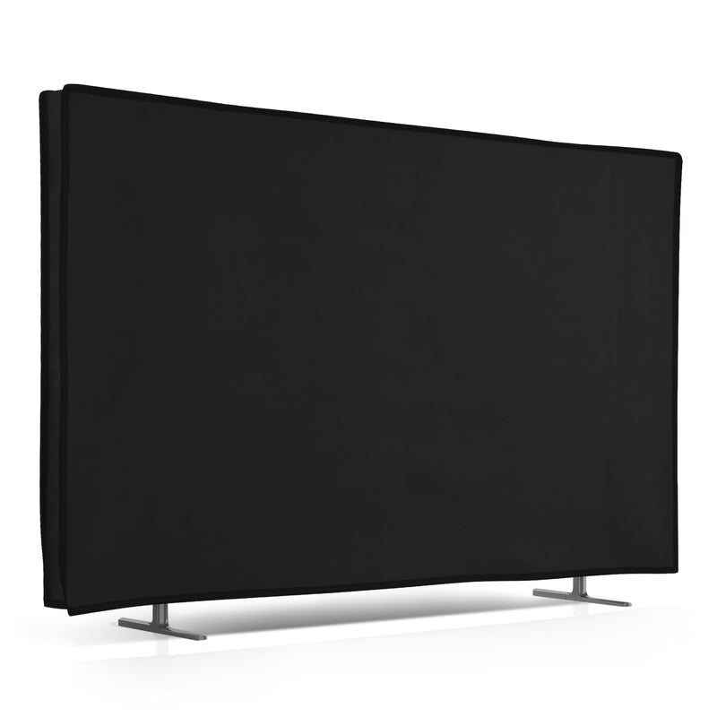 kwmobile 19" TV Abdeckung Indoor - Fernseher Hülle Bildschirmschutz Abdeckung - TV Bildschirm Staubschutzhülle - Fernsehabdeckung - Schwarz Schwarz  