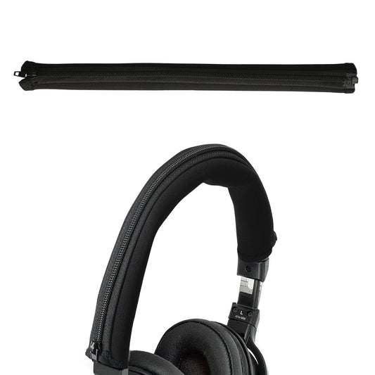kwmobile Kopfband Abdeckung kompatibel mit AudioTechnica ATH SR5BT / SR5 Case - Neopren Stirnband Polster - Kopfhörer Schutz - Schwarz Schwarz  