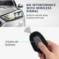kwmobile Autoschlüssel Kunstleder Hülle kompatibel mit Peugeot Citroen 3-Tasten Smartkey Autoschlüssel (nur Keyless Go) - Schlüsselhülle Schlüssel Case - Cover