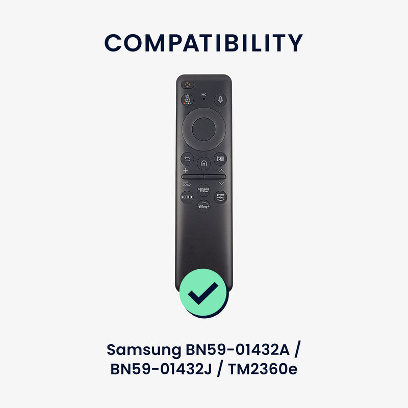 kwmobile Hülle Fernbedienung kompatibel mit Samsung BN59-01432A / BN59-01432J / TM2360e Hülle für TV Zubehör