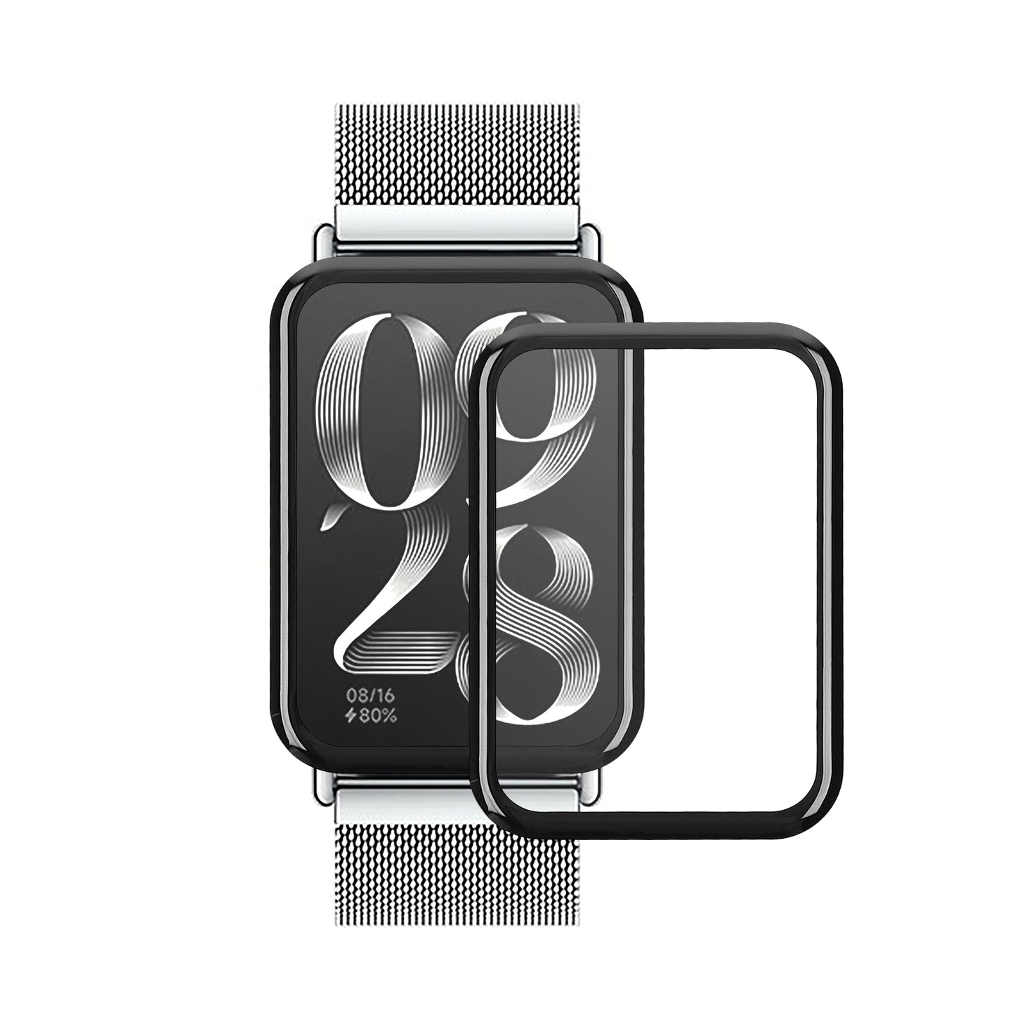 kwmobile Schutzfolie für Fitness Tracker - robuster Displayschutz