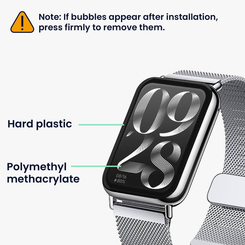 kwmobile Schutzfolie für Fitness Tracker - robuster Displayschutz