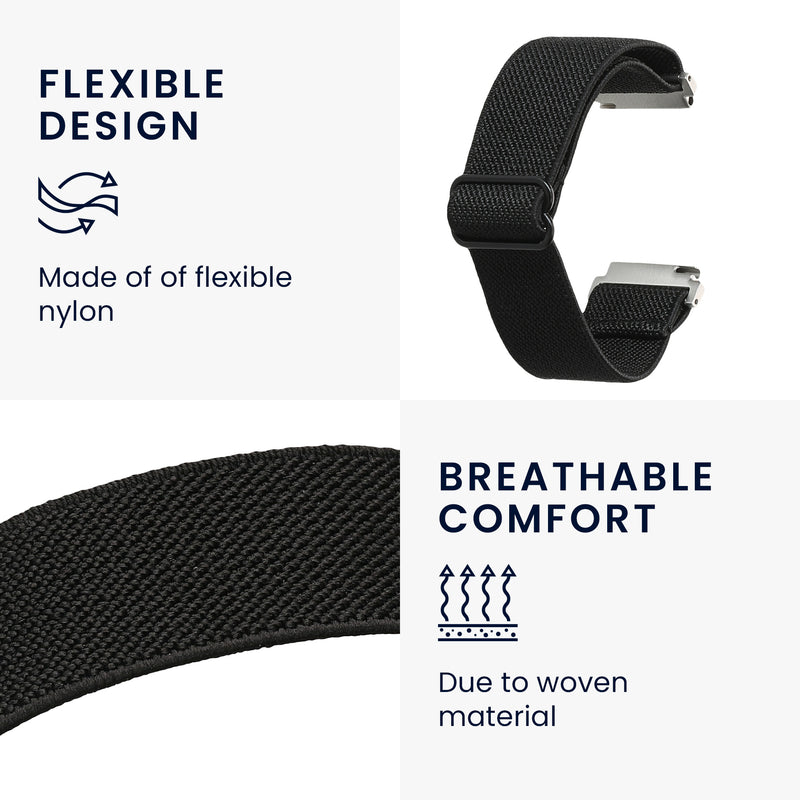 kwmobile Armband kompatibel mit Ticwatch GTH / E3 / C2 - Fitnesstracker Sportarmband Band - Innenmaße von 14 - 22 cm
